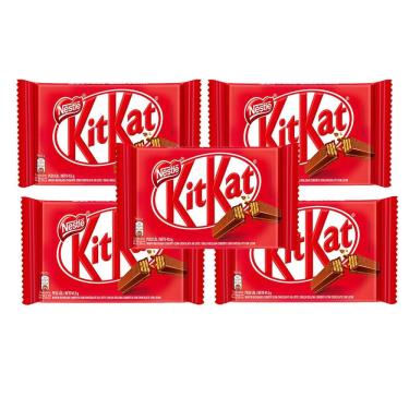 Imagem de Kit 5 Chocolate Nestlé Kit Kat 41,5g