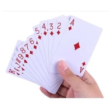 Imagem de Baralho Poker Cartas de Jogo com Estojo Resistente e Portátil