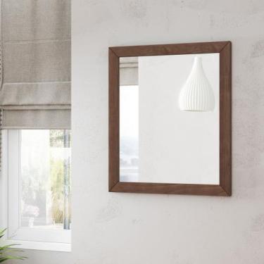 Imagem de Moldura com Espelho 100% Madeira Maciça Linha Prata - Finestra