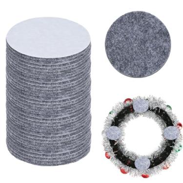 Imagem de 24 peças de protetor de porta de guirlanda, adesivo de feltro, antiderrapante, guirlanda, suporte de guirlanda, proteção contra arranhões para portas, artesanato, férias, arranhões, amassados (24)