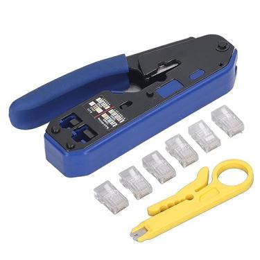 Imagem de MUNEFE RJ45 Crimping Tool Kit, Network Cable Pliers, Ethernet Crimping Tool, Suitable for CAT5E, CAT6, and CAT6A Connectors
