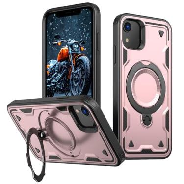 Imagem de SORAKA Capa para iPhone XR com suporte,compatível com MagSafe,Capa iPhone XR com chapa de ferro Capa resistente que absorve choques Proteção contra quedas de nível militar