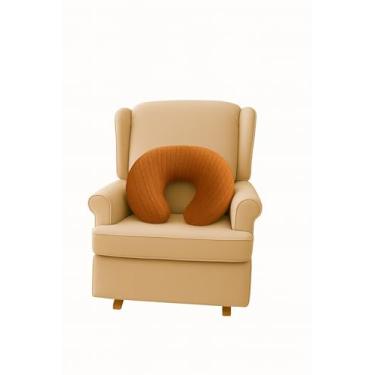 Imagem de Almofada Para Amamentação Em Tricot Macia Confortável Apoio Ergonômico Para Amamentar Bebê (Cobre)