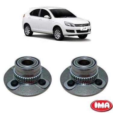 Imagem de Par Cubo Da Roda Traseira Com Rolamento - J3 2011 A 2013 - Al-418 - IM