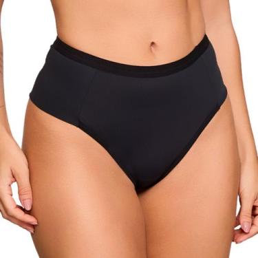 Imagem de Calcinha Fio Dental Ultrafirmadora Nayane Rodrigues, EG, Preto