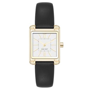 Imagem de Nine West Relógio feminino com pulseira, NW/3076, Preto