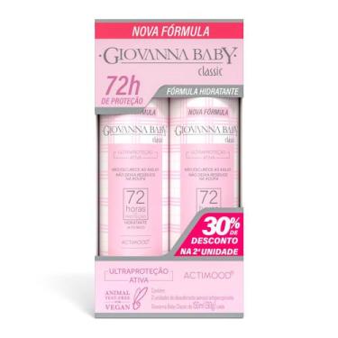 Imagem de Desodorante Giovanna Baby Classic Aerossol Ultra Proteção Ativa Antipe