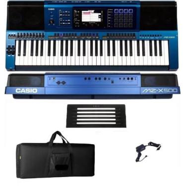 Imagem de Teclado Arranjador Casio Mz-x500 61 Teclas + Capa Acolchoada