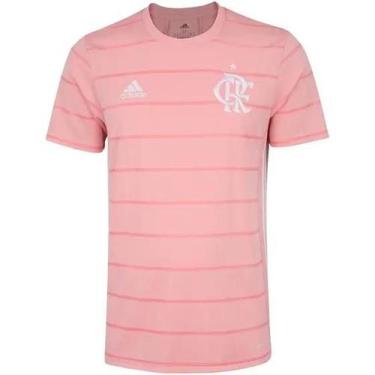 Imagem de Camisa Masculina Flamengo Outubro Rosa 2021, Rosa, M