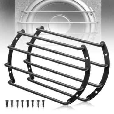 Imagem de Unidade de grade de subwoofer com tampa de alto-falante de áudio de me