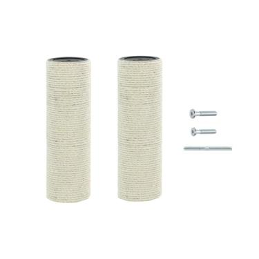 Imagem de SHENGOCASE Pacote com 2 acessórios para torre de árvore de gato, poste de 25 cm de comprimento, 8 cm de diâmetro,