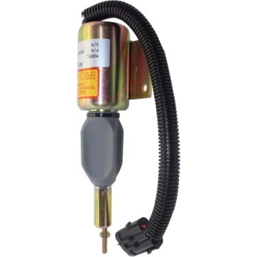 Imagem de HATRYIDA Solenoide de desligamento de combustível 12V SA480612 para motor Kubota V2203 KX161-2 KX101 KX151 B1550 F2000 GV3160 KX101 L2550 R410 Hayter Mower T24 T24 T22 24 T4 4 T424 R323
