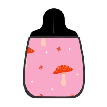 Imagem de Lixeira De Carro Organizador Lixinhocar Cogumelo Vermelho Fly Agaric Rosa 1