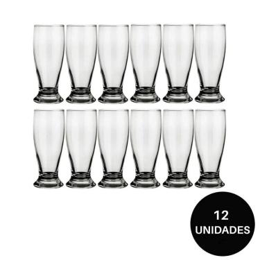 Imagem de Kit 12 copo chopp 200ml taça tulipa bar cerveja munich nadir