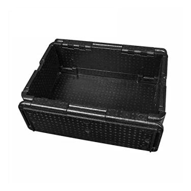 Imagem de Caixa térmica dobrável para acampamento, caixa térmica de 43L, caixa de gelo, incubadora portátil, alimentos, frutas e bebidas, casa, ao ar livre, piquenique, carro, dobrável, não ocupa espaço,
