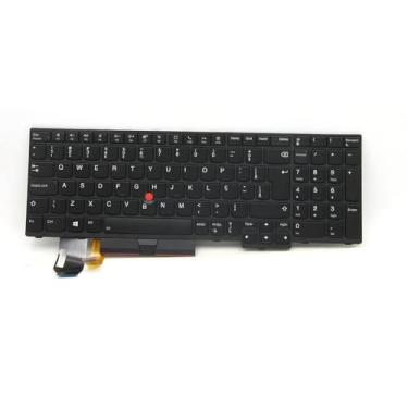 Imagem de Teclado de laptop para Lenovo ThinkPad P15s Gen 1 P15s Gen 2 T15 T15 Gen 2 5N20V78112 5N20V78911 5N20V78003 SG-90880-40A Brasil BR Com luz de fundo Preto Novo