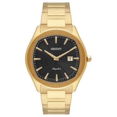 Imagem de RELOGIO ORIENT ANALOGICO PRETO METAL DOURADO MGSS1303 P1KX