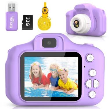 Imagem de Câmera infantil Desuccus HD Digital Video 32GB para meninas de 3 a 9 a