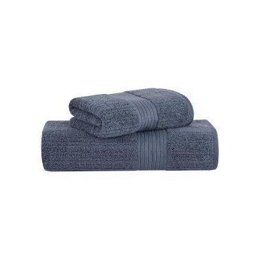 Imagem de Jogo Toalha de Banho e Rosto Buddemeyer 2 Peças Luxo Fio Penteado Prem