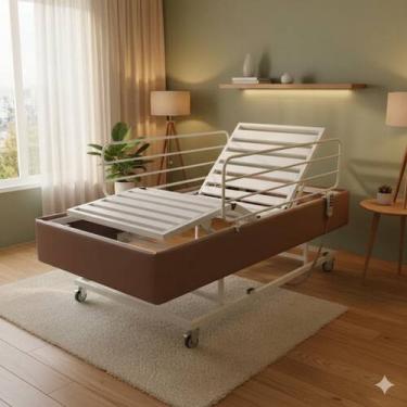 Imagem de Cama Articulada Elétrica Motorizada Com Colchão Supra Steel