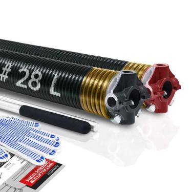 Imagem de Conjunto KaiMindogz de molas de torção para porta de garagem 0,250 x 2