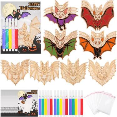 Imagem de Kit de Manualidades Saypack de Madera Halloween 24 Piezas para DIY - S