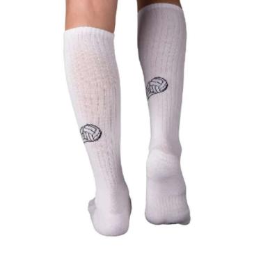 Imagem de Meias Vistho de Volei Cano Longo - Branco