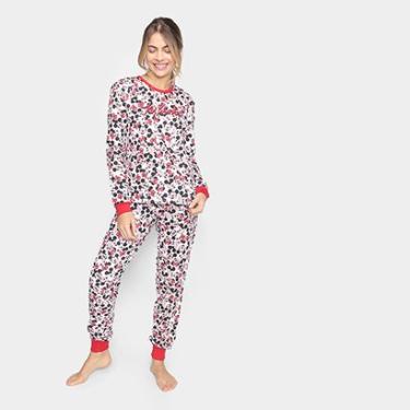 Imagem de Pijama Longo Evanilda Disney Mickey & Minnie Feminino-Feminino
