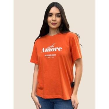 Imagem de Camiseta Feminina Estampada Amore Colcci-Feminino
