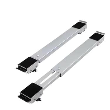 Imagem de Suporte De Base Com Rodinha Para Geladeira Fogão E Máquina De Lavar Lousa Base Carrinho até 500kg Ajustável (Cinza)