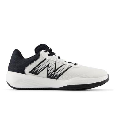 Imagem de New Balance Tênis masculino 696v6, Branco/preto, 13 X-Wide