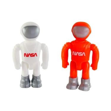 Imagem de Kit de Massinha de Modelar com Astronauta, Foguete e Solo Lunar, Tema Espacial Nasa