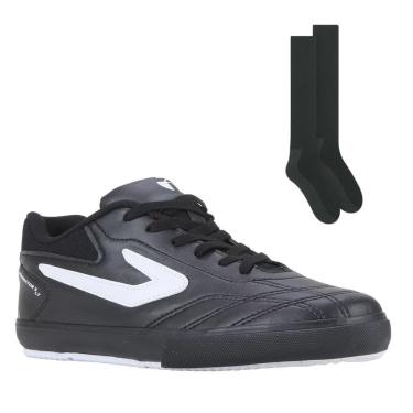 Imagem de Kit Chuteira Futsal Topper Dominator 3 LT + Meião