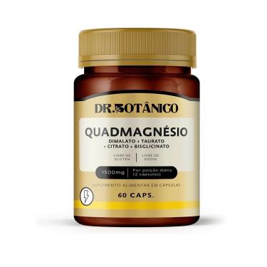 Imagem de QUADMAGNESIO (DIMALATO + TAURATO + CITRATO + GLICINA) 1500MG 60CAPS DR. BOTANICO