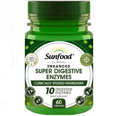 Imagem de SUPER DIGESTIVE ENZYMES 60 CAPSULAS SUNFOOD CLINICAL