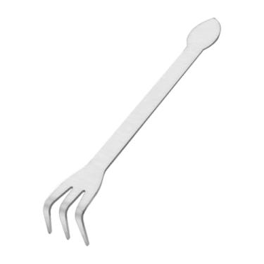 Imagem de Baoblaze Ancinho de bonsai de 3 pontas, ferramenta para soltar solo de bonsai, cultivador de raízes com pá para transplante de vasos no quintal, 24cmx3cm