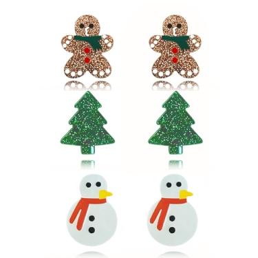 Imagem de Brincos de Natal para mulheres, berloques de Natal, miçangas, joias de Natal, decorações de árvores, presentes de amizade, presentes para mulheres