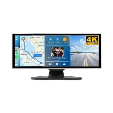 Imagem de Câmera Veicular 4K Com CarPlay Sem Fio, Android Auto, Bluetooth, AUX, 