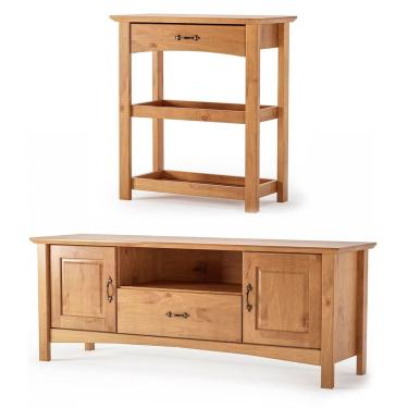 Imagem de Kit Rack para Tv de até 60" e Aparador 100% Madeira Belinda