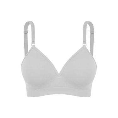 Imagem de Sutiã com bojo trifil daily reforçado sem costura original, M, Branco