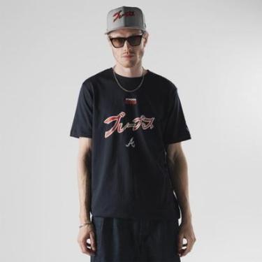 Imagem de CAMISETA NEW ERA REGULAR ATLANTA BRAVES MLB HYPERFLY MARINHO-Masculino