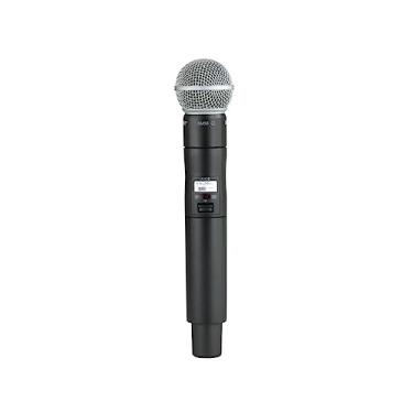Imagem de Shure Transmissor portátil ULXD2/SM58 com cápsula de microfone vocal SM58 - para uso com sistemas de microfone digital sem fio ULX-D, receptor vendido separadamente | Banda J50A (ULXD2/SM58=-J50A)