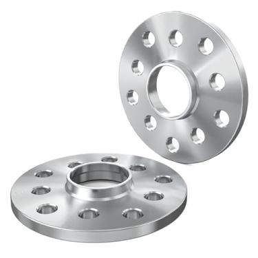 Imagem de Cmd motoring Espaçadores de roda 5 x 114,3 (5 x 4,5) 10 mm/0,4" - furo Hubcentric de 56,1 mm | Pinos M12 x 1,25 | Espaçador CNC forjado | Compatível com Subaru WRX STI | Outback Legacy WRX | Forester