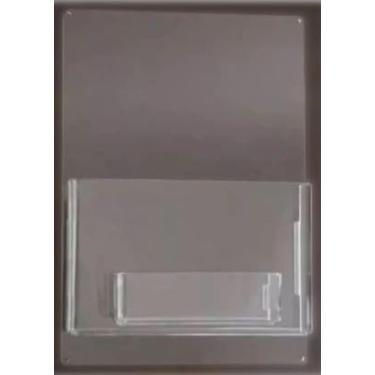 Imagem de Display Folder A6 (10x15) Parede Acrílico Com Porta Cartão Visitas