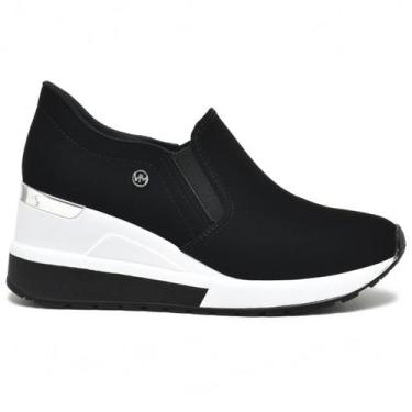 Imagem de Tênis Via Marte 046-002 Feminino Preto, Preto, 38