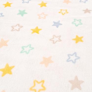 Imagem de Kit 6 Fraldas De Pano Dupla Dohler 70cm 100%Algodão Estrelas