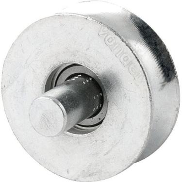 Imagem de Roldana para Portão 2" Tipo U Aço Zincado R.Pino Vonder