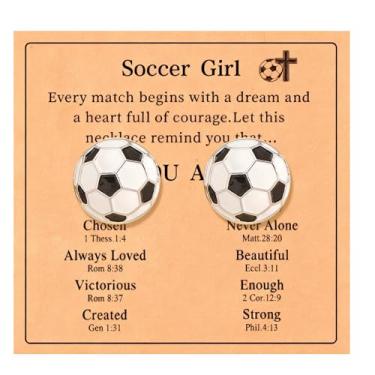 Imagem de Brincos esportivos para mulheres, futebol, vôlei, beisebol, basquete, futebol, gota, jogo, dia, joias, acessórios, Large, Zinco, Sem pedra preciosa