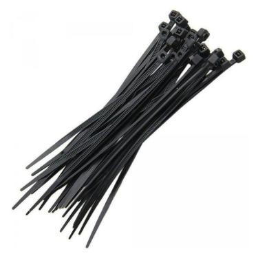 Imagem de Abraçadeira De Nylon Preto 50 Uni Cinta Plastica 370Mm X 7Mm