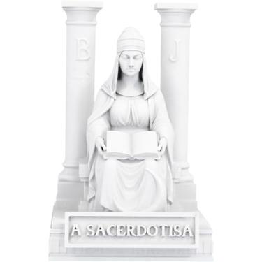 Imagem de Estátua A Sacerdotisa - Arcano Maior de Tarot - Papisa (Mármore)